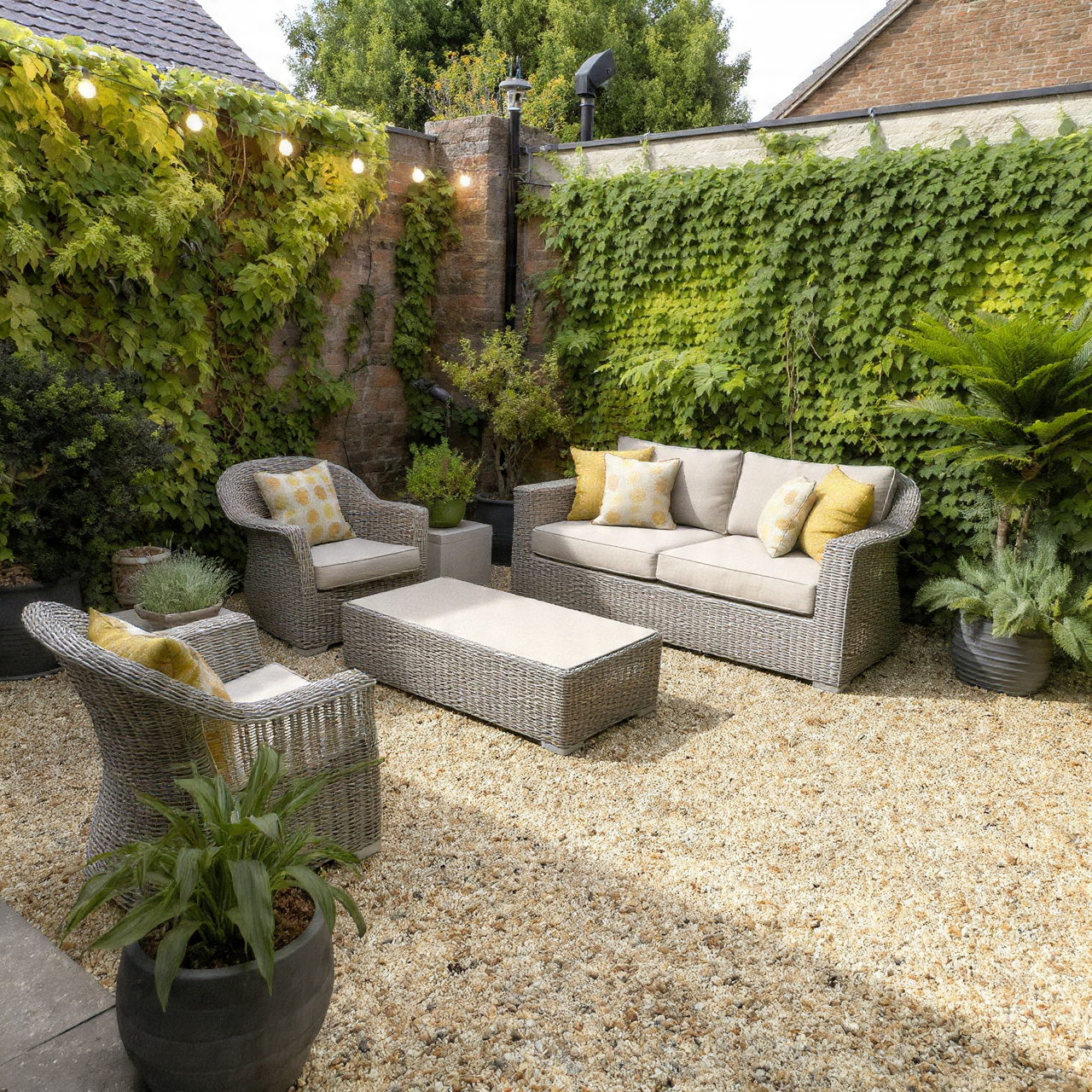 gravel patio