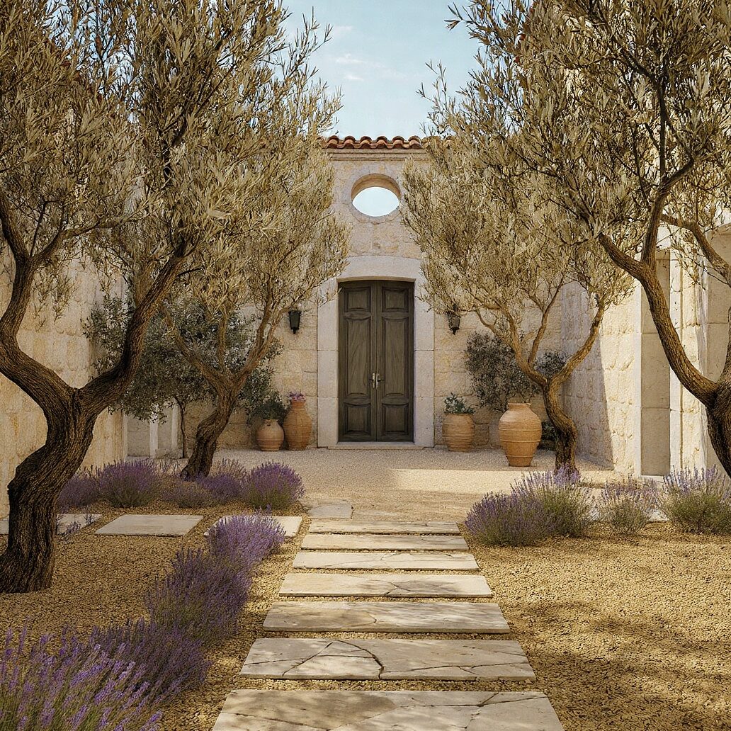 gravel patio