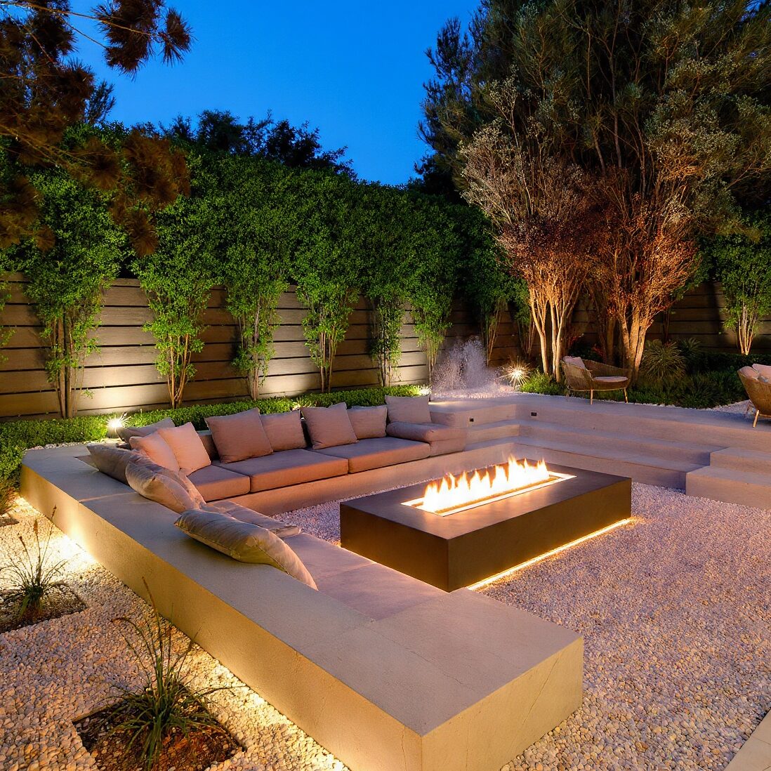 gravel patio