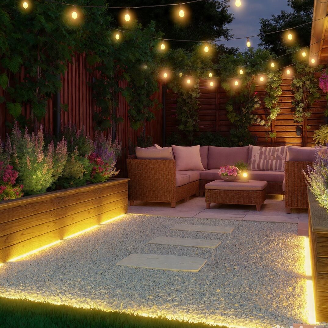 gravel patio