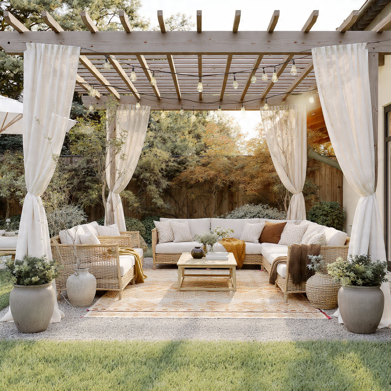 gravel patio