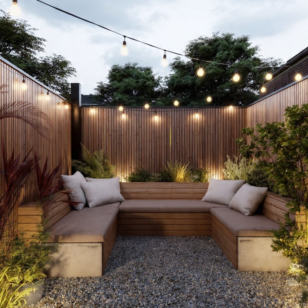 gravel patio