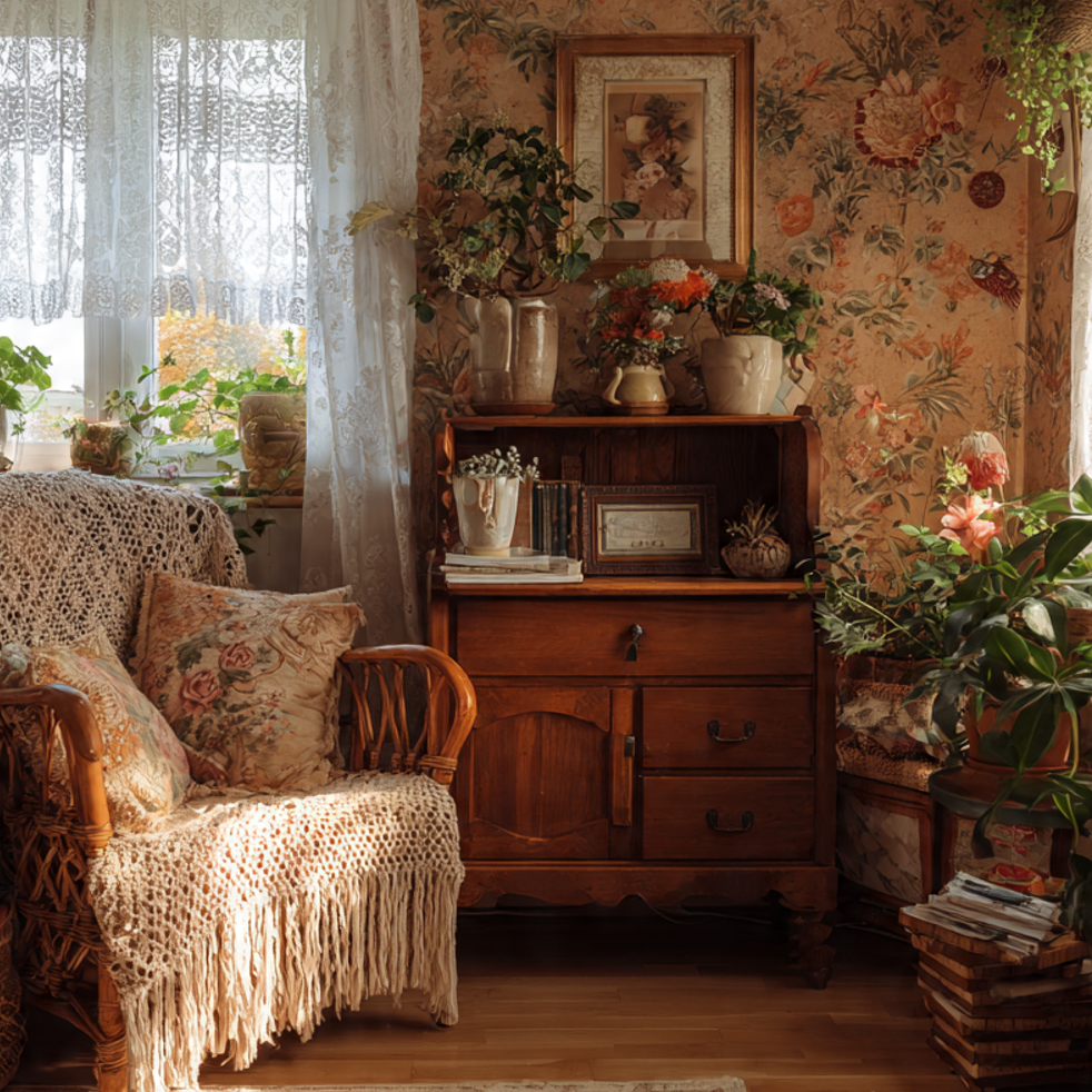 Vintage Grandma House Aesthetic 