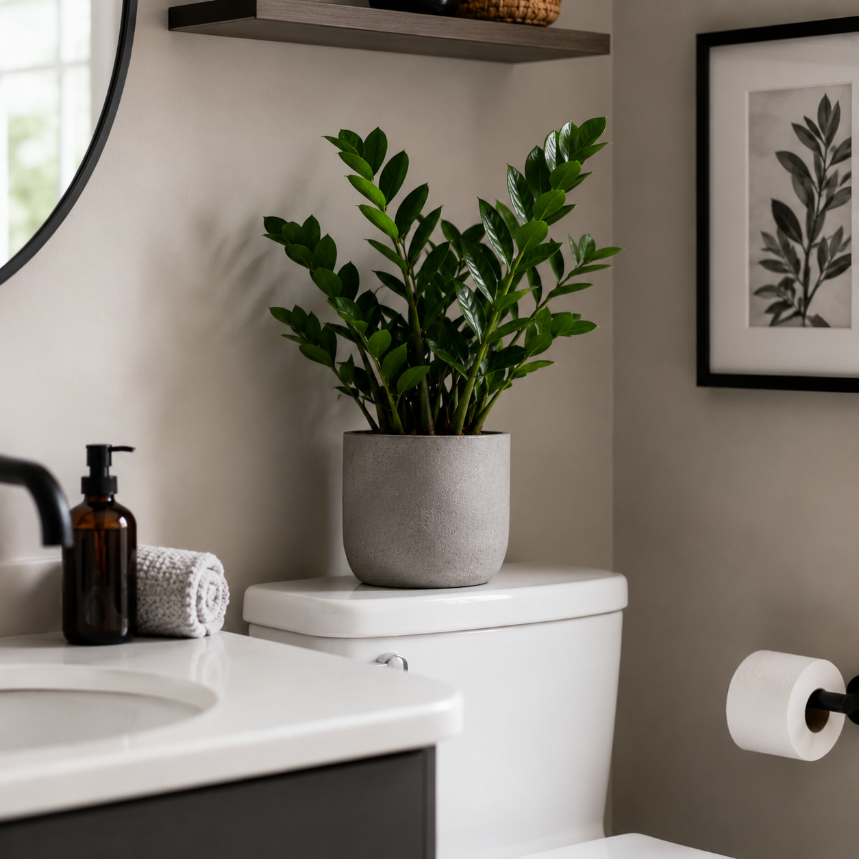Bathroom Plant Decor