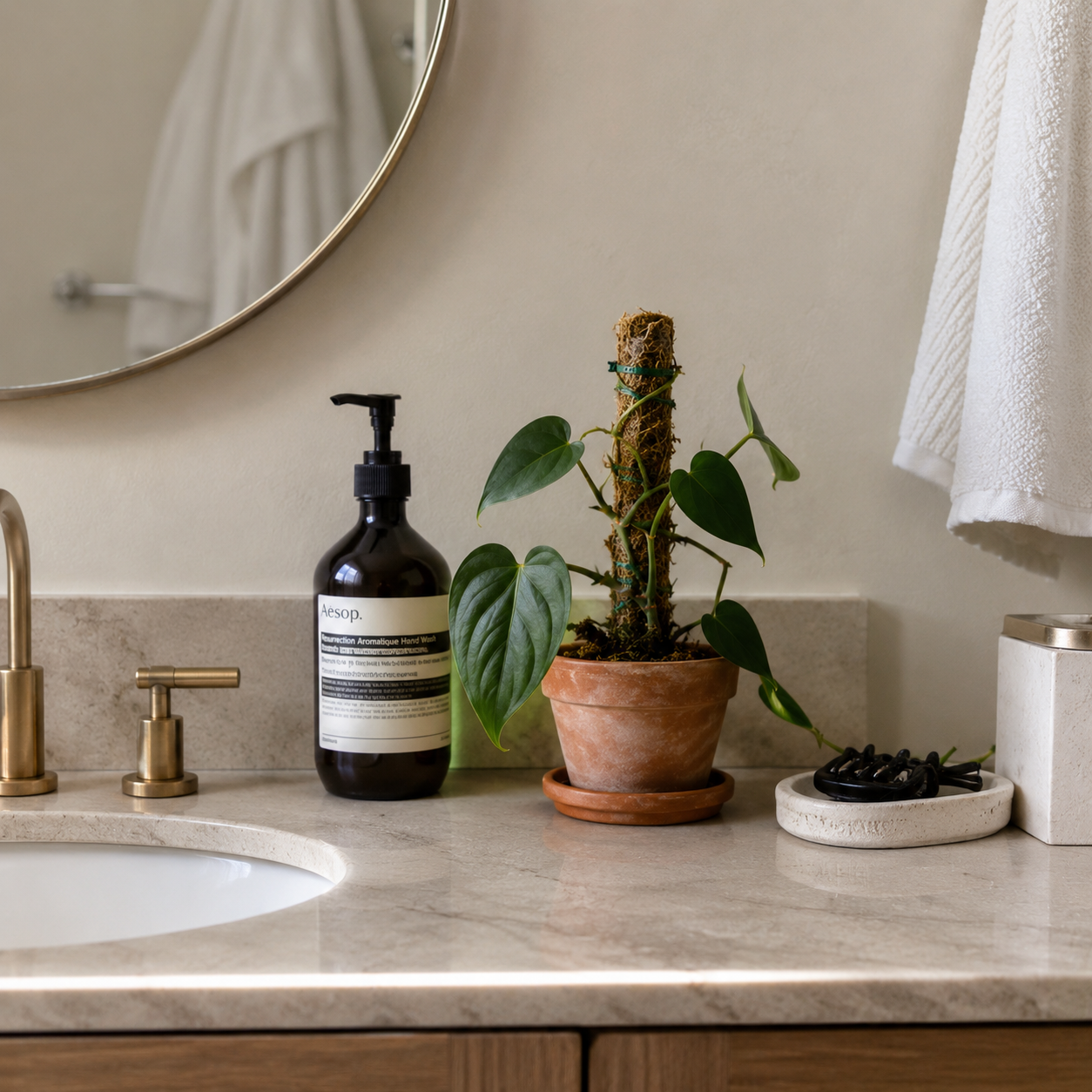 Bathroom Plant Decor