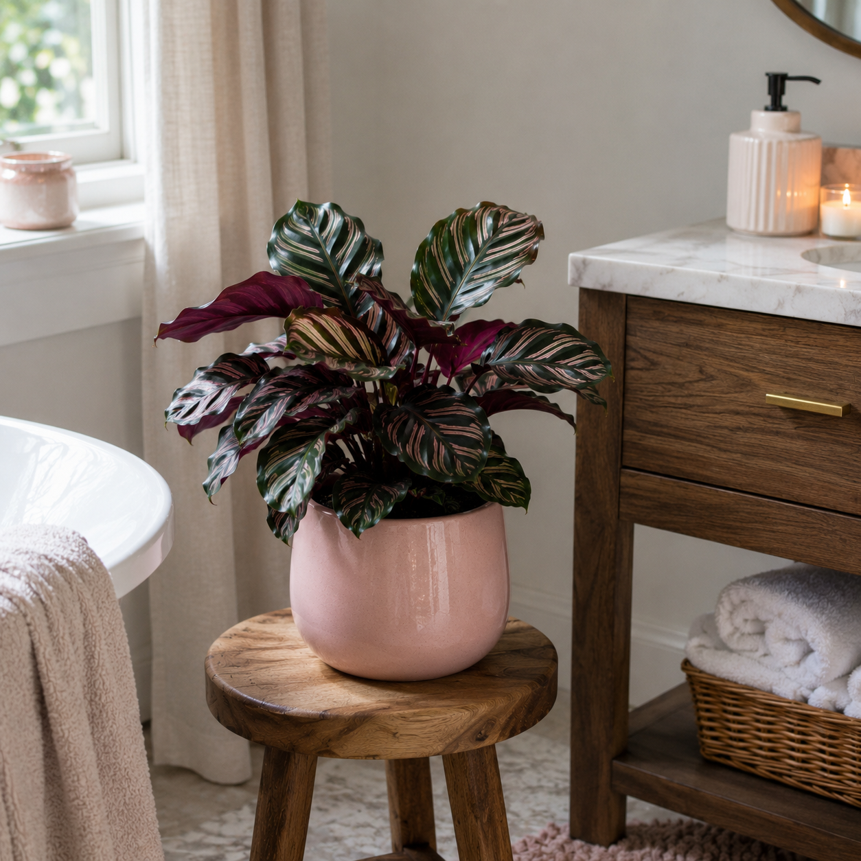 Bathroom Plant Decor