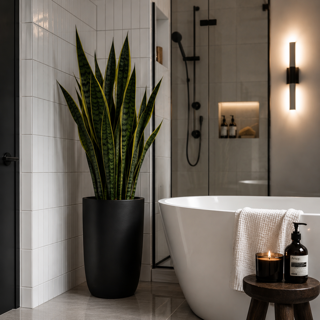 Bathroom Plant Decor