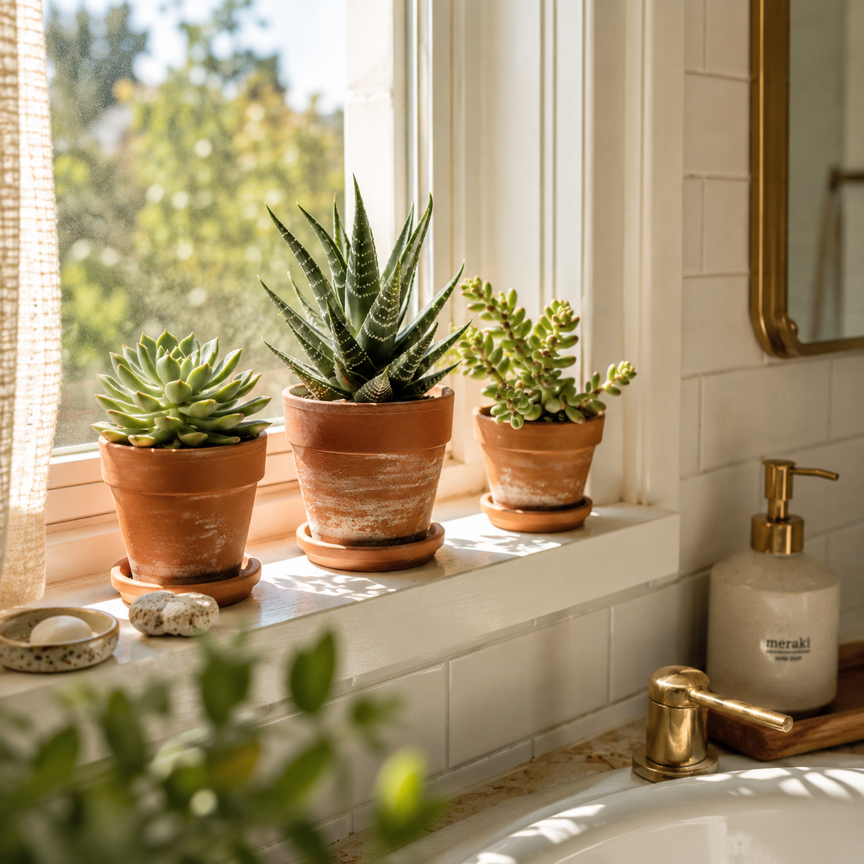 Bathroom Plant Decor