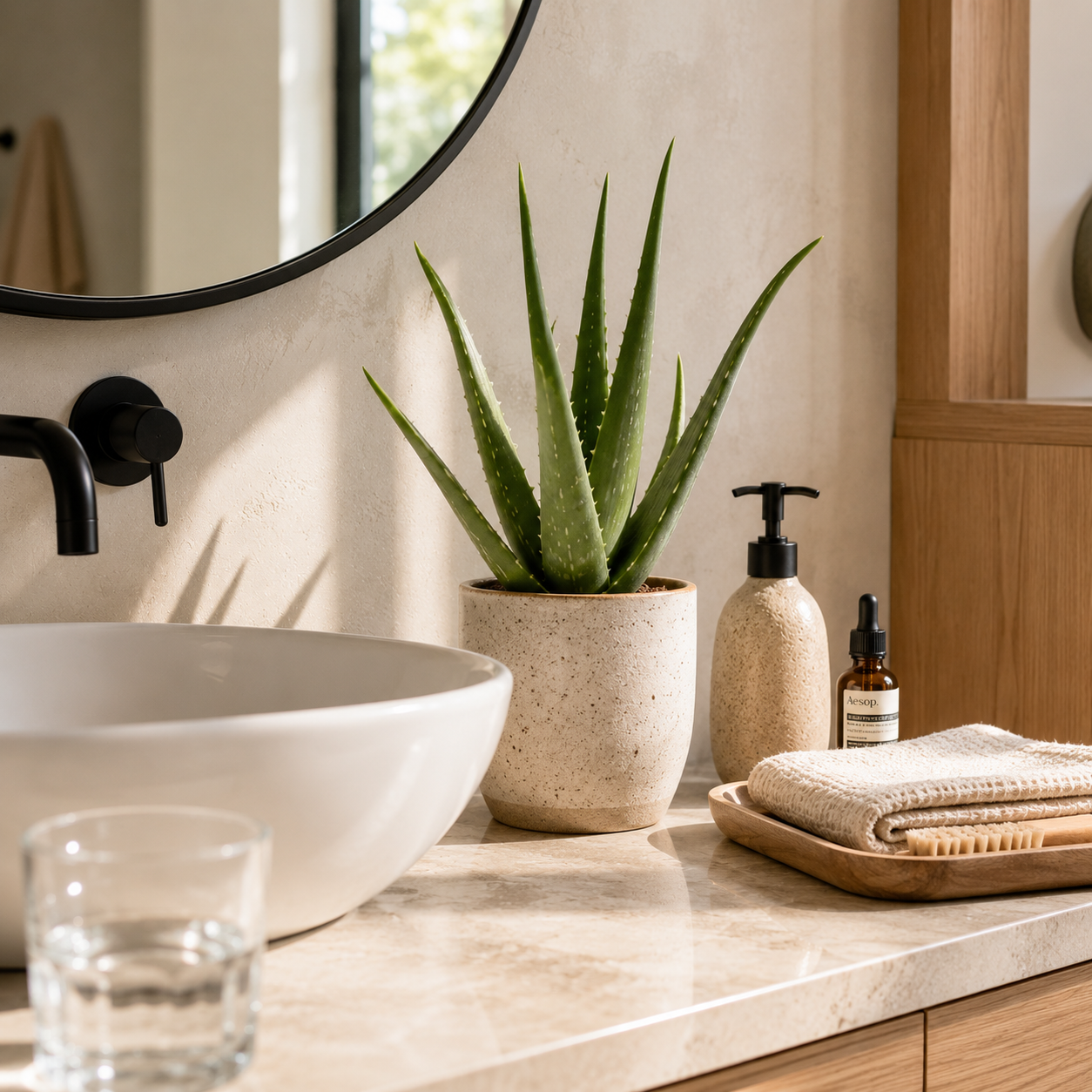 Bathroom Plant Decor