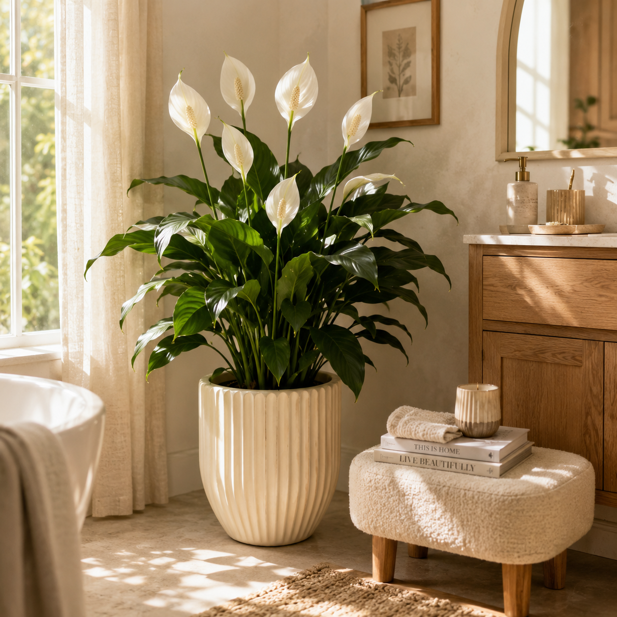 Bathroom Plant Decor