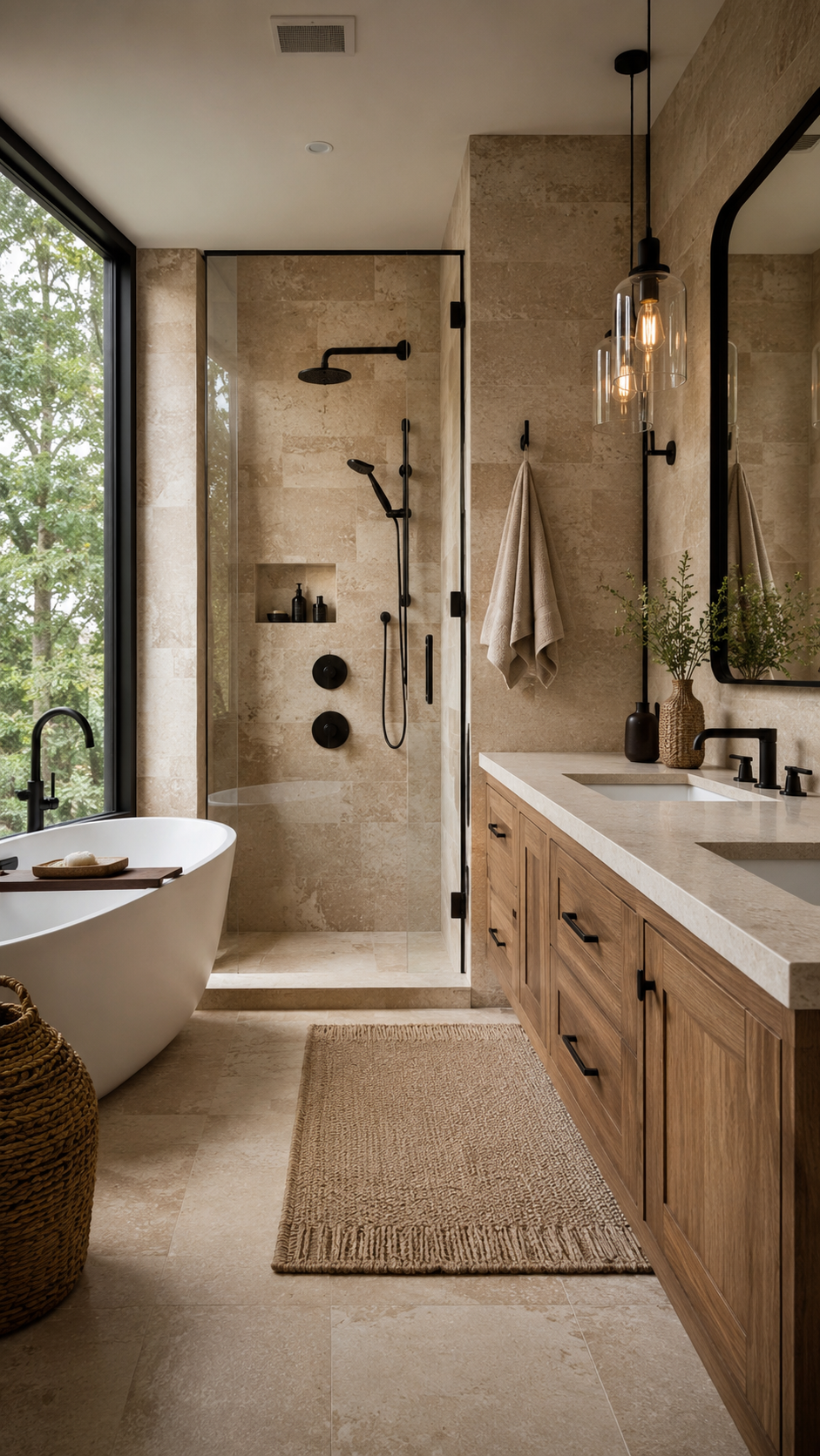 earth tone bathroom designs