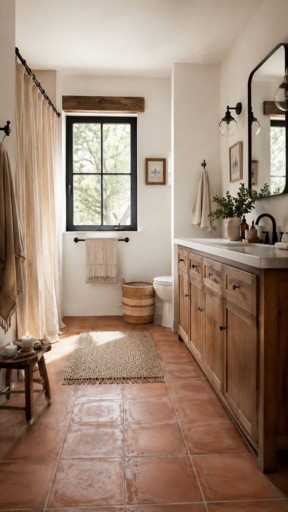 earth tone bathroom designs
