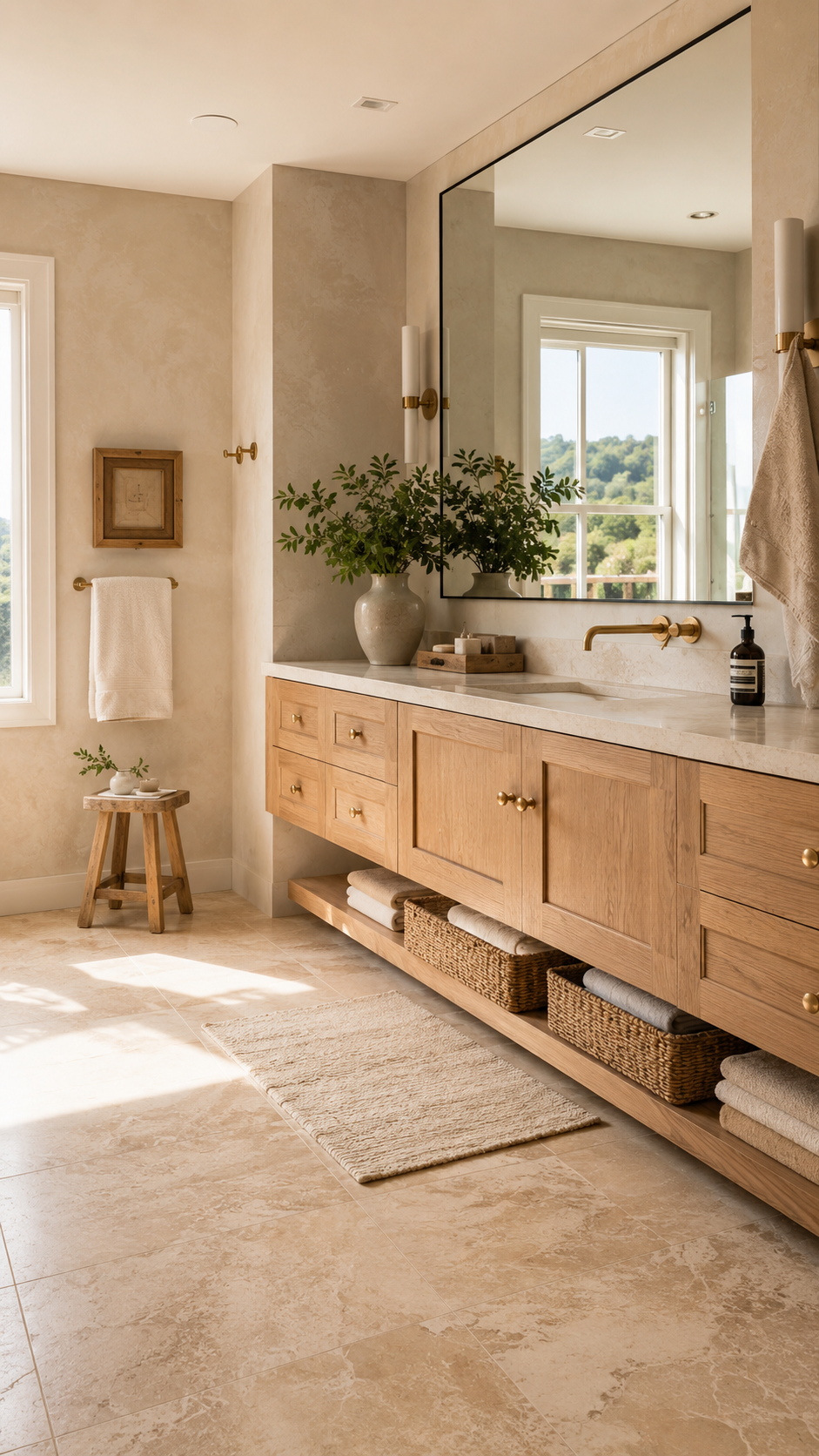 earth tone bathroom designs