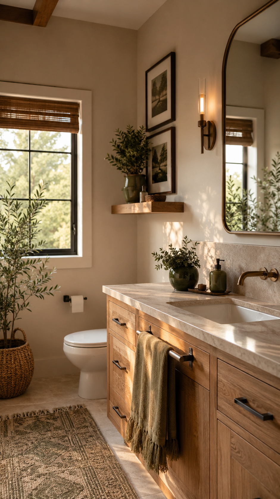 earth tone bathroom designs