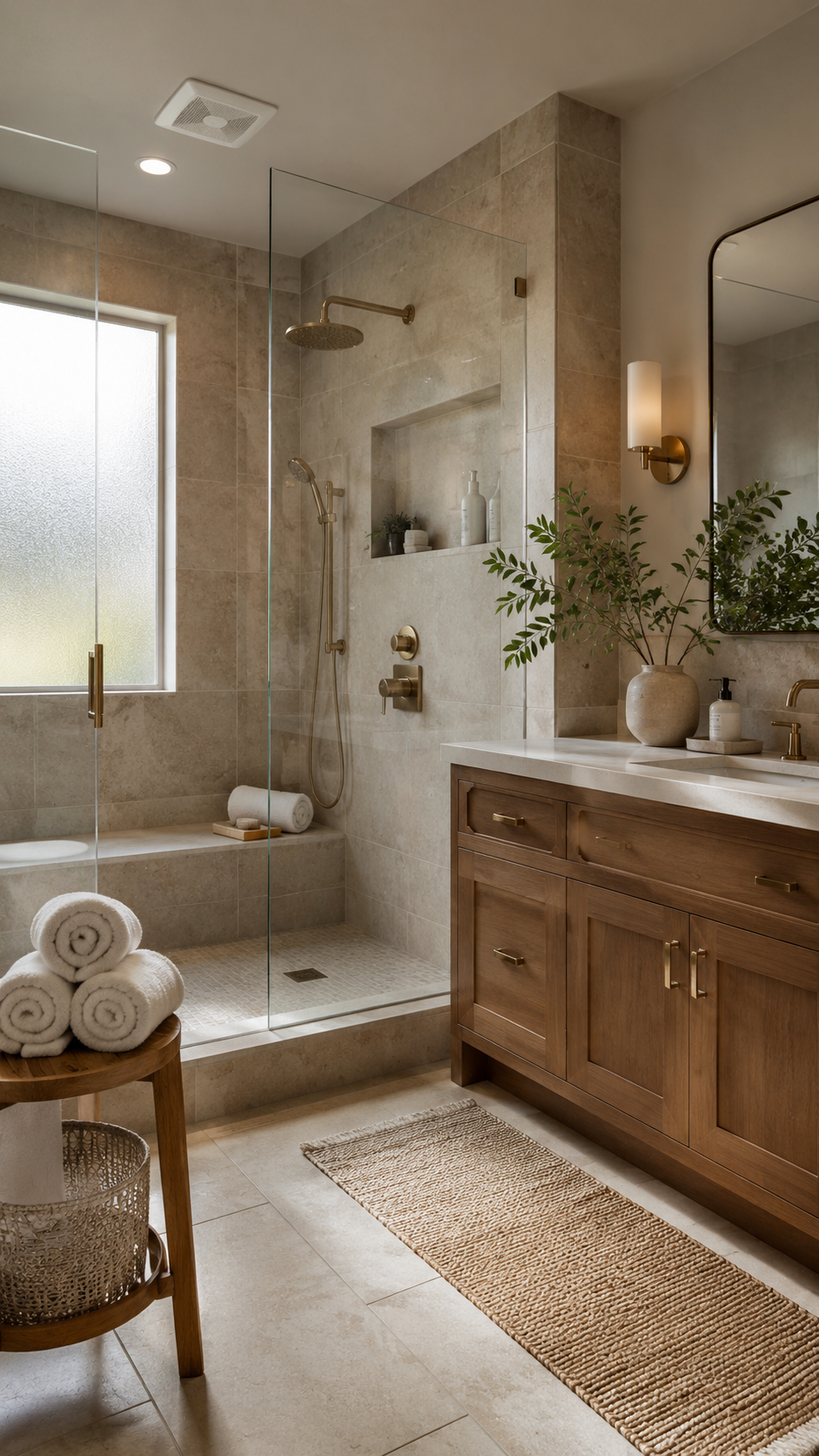 earth tone bathroom designs