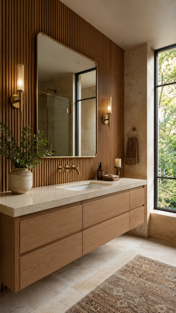 earth tone bathroom designs