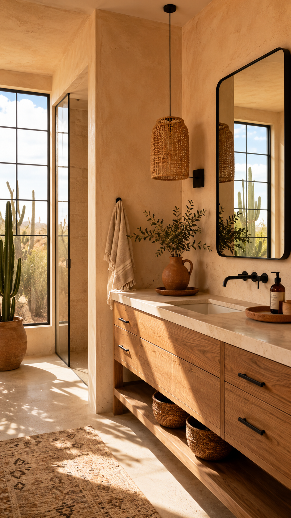 earth tone bathroom designs