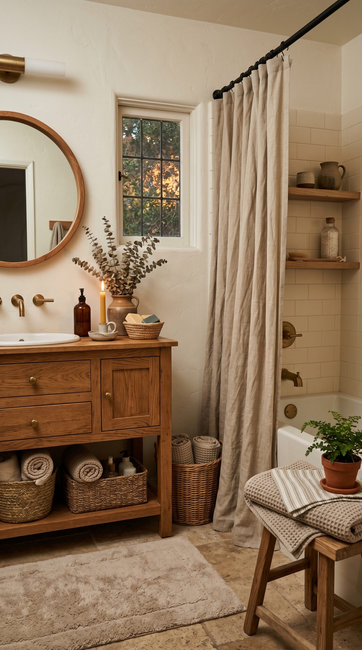 earth tone bathroom designs