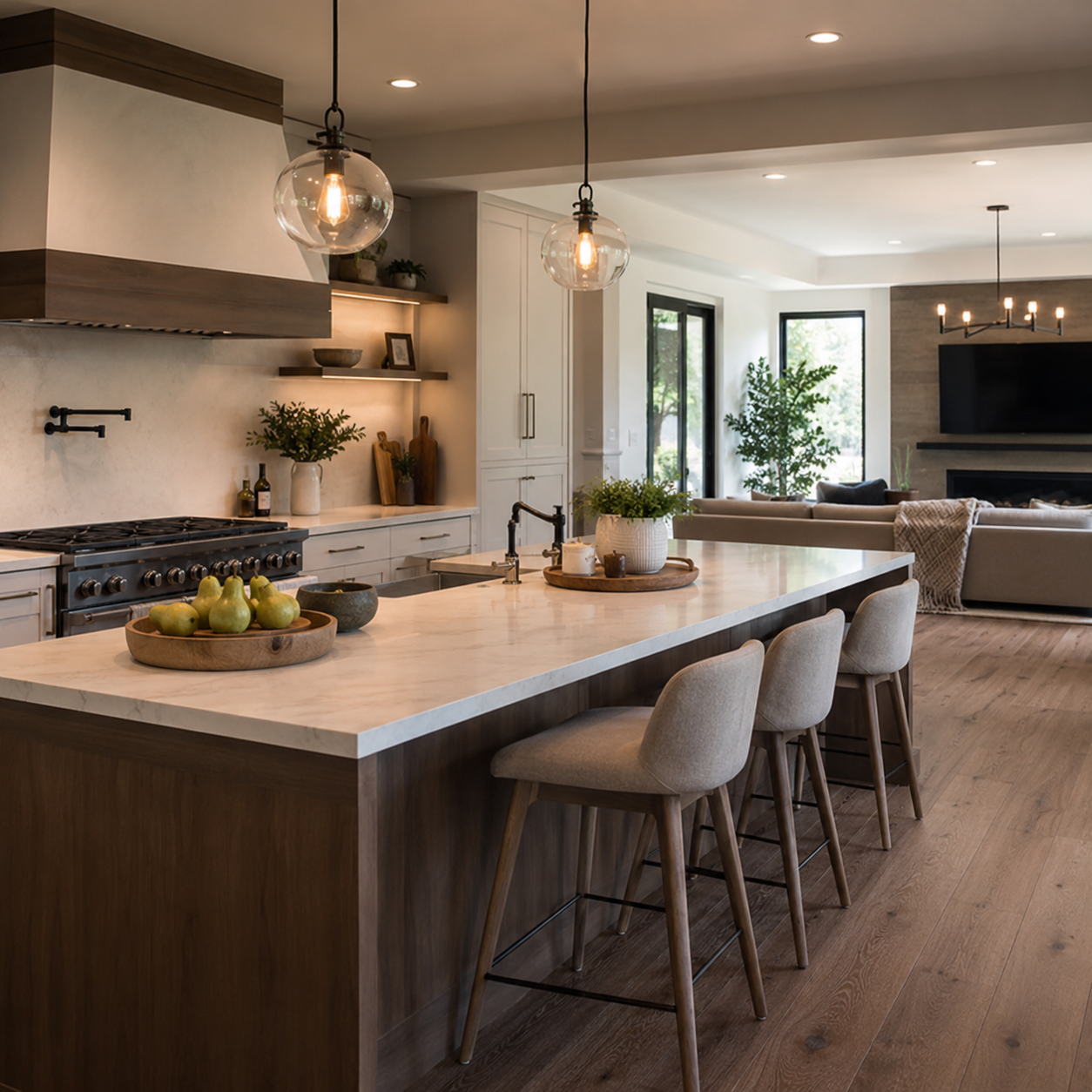 15 Trending Open Kitchen Ideas That Make Morning Feel Warm 18 Open Kitchen