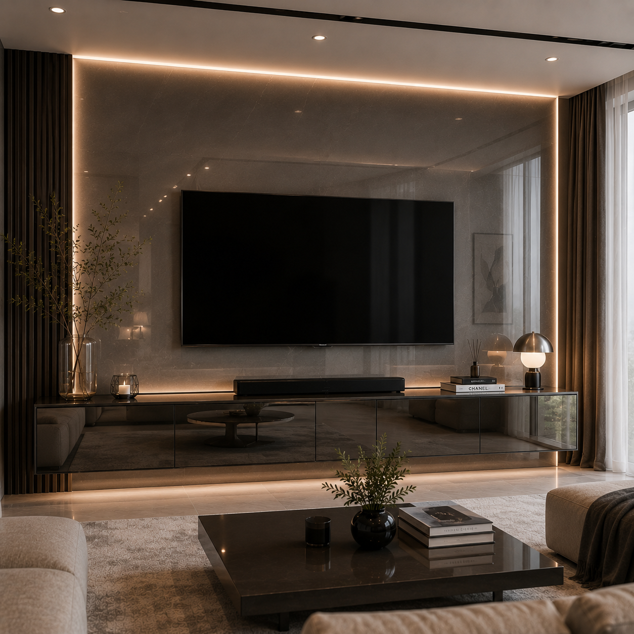 14 Stunning TV Unit Design Modern living luxury for Rooms 12 TV Unit Design Modern living luxury