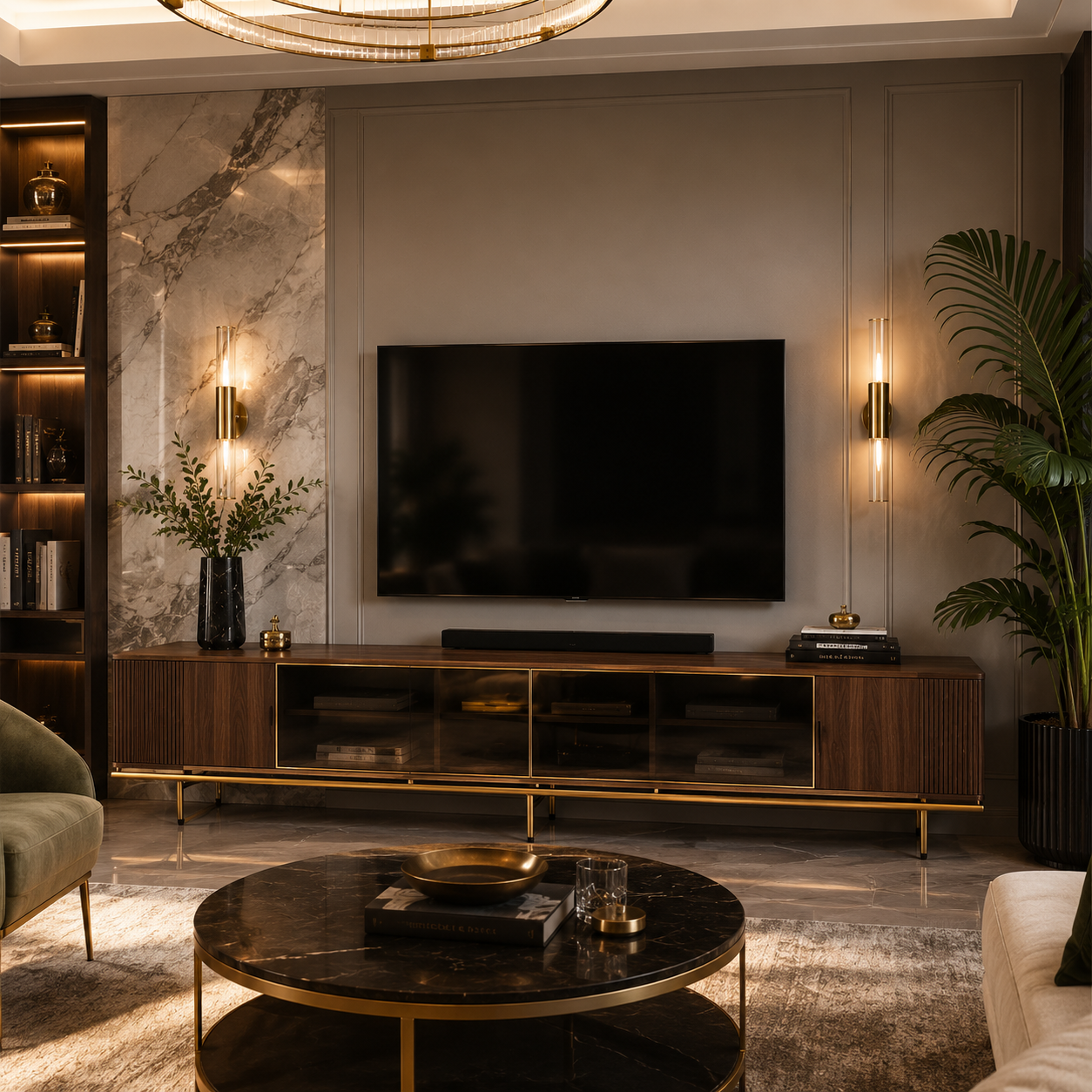 14 Stunning TV Unit Design Modern living luxury for Rooms 3 TV Unit Design Modern living luxury