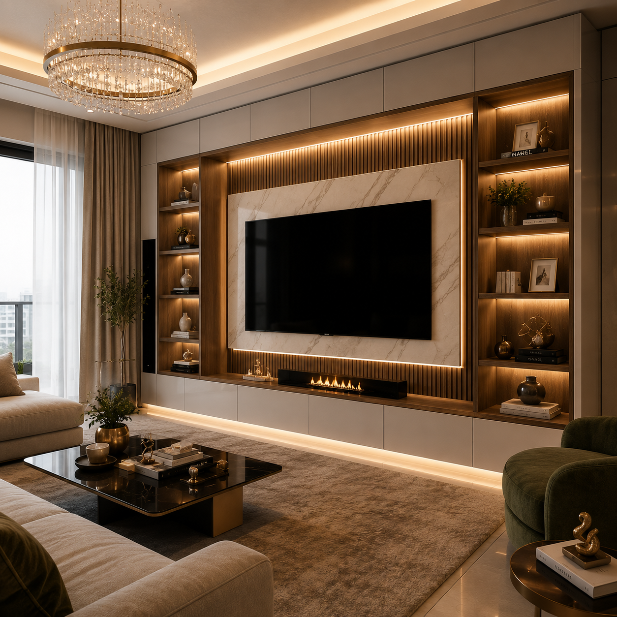 14 Stunning TV Unit Design Modern living luxury for Rooms 4 TV Unit Design Modern living luxury