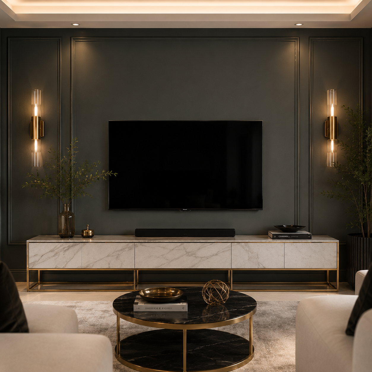 14 Stunning TV Unit Design Modern living luxury for Rooms 8 TV Unit Design Modern living luxury