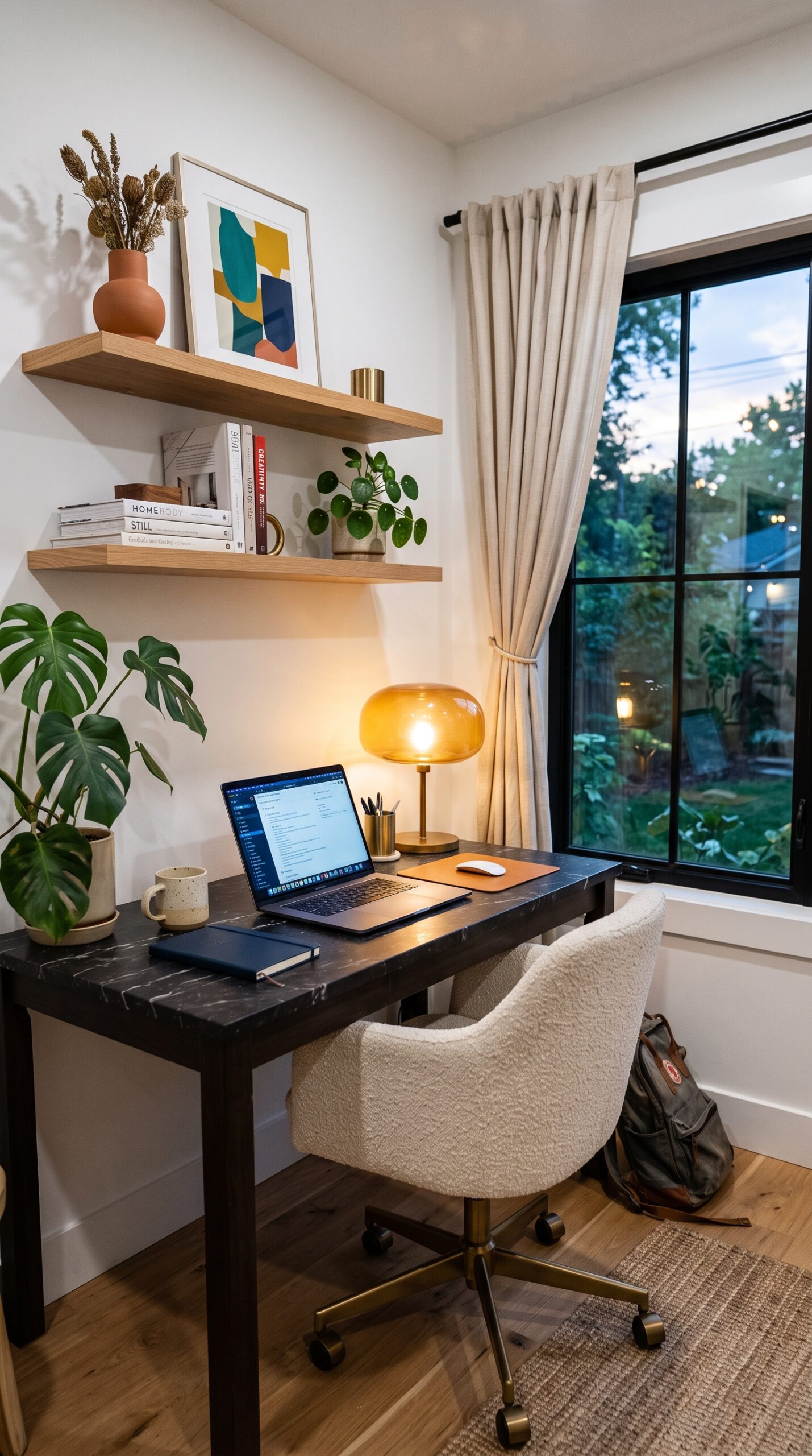 cozy work office