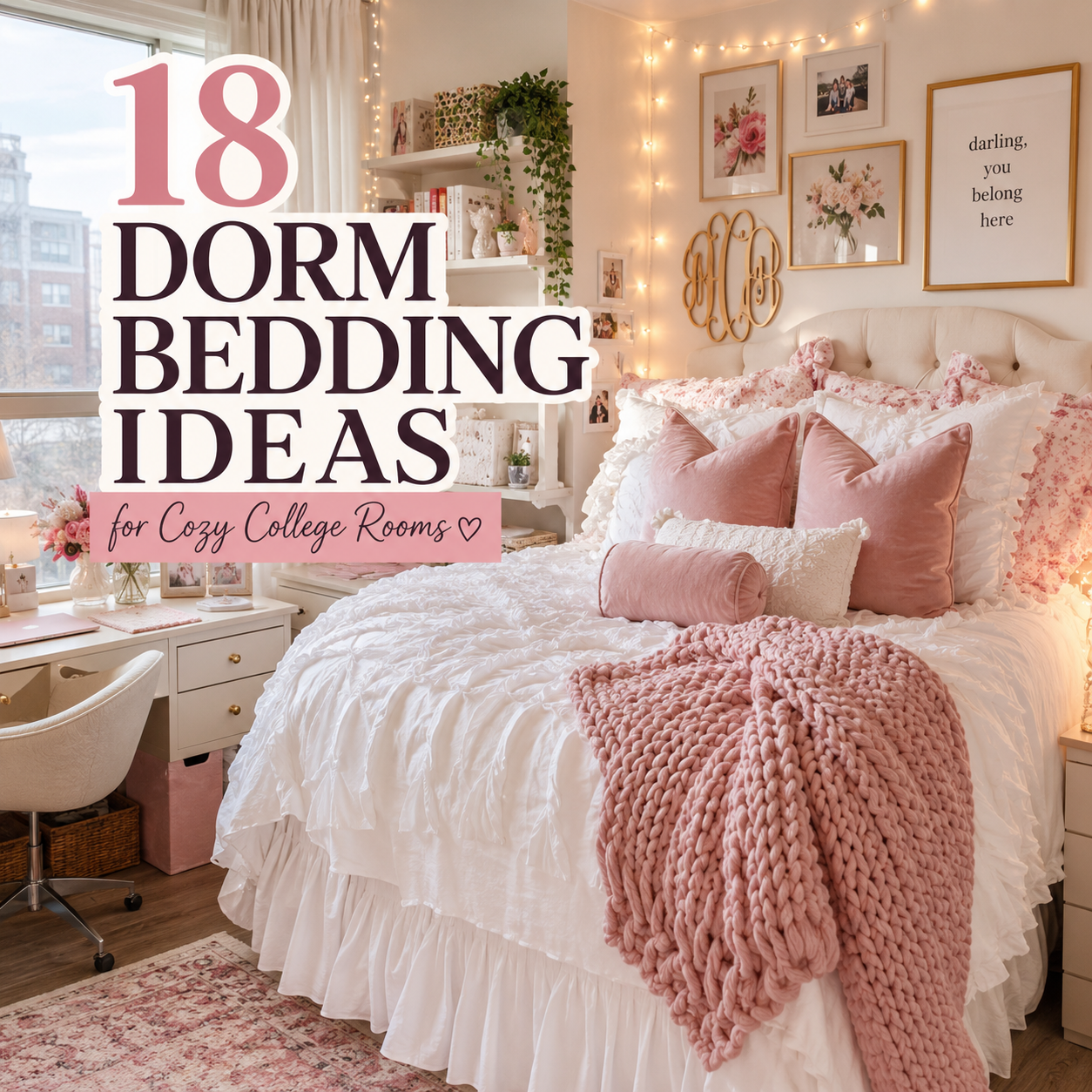 dorm bedding ideas